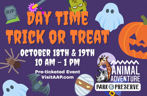Day Time Trick or Treat!  October 17th & 18th